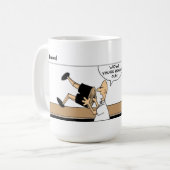 おもしろいピノキオアットザバー コーヒーマグカップ (正面左)