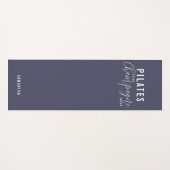 おもしろいピラツファーストシャンパンアフターパープルトレーニング ヨガマット (正面(横))