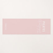 おもしろいピラツファーストシャンパンアフターピンクトレーニング ヨガマット (正面(横))