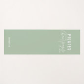 おもしろいピラツファーストシャンパーニュ後グリーントレーニング ヨガマット (正面(横))