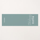 おもしろいピラツファーストシャンパーニュ後グリーントレーニング ヨガマット (正面(横))