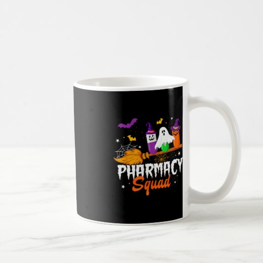 おもしろいピル薬局分局薬剤師技術者Hal コーヒーマグカップ (右)