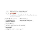 おもしろいピンクカートコースクラブモノグラム ゴルフヘッドカバー