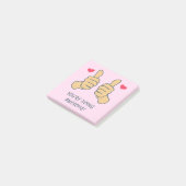 おもしろいピンクサンプ素晴らしやる気を起こさせるト ポストイット (アングル)