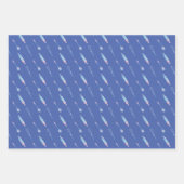 おもしろいピンクブルーベーキング器&大理石グレーズケーキ ラッピングペーパーシート (正面2)