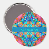 おもしろいピンクボホパーソナライズされた吸光磁石 マグネット (正面/裏面)