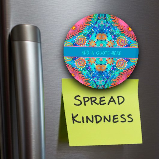 おもしろいピンクボホパーソナライズされた吸光磁石 マグネット