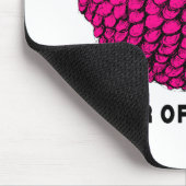 おもしろいピンク中国のラム年〔占星術の〕十二宮図マウスパッド マウスパッド (コーナー)