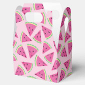 おもしろいピンク熱帯夏のスイカ模様 フェイバーボックス (オープン)