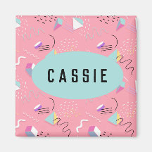 おもしろいピンク1990sスローバックグラフィックス