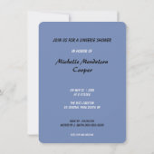 おもしろいピンナップ・ブライド・ランジェリー・シャワー 招待状 (裏面)