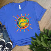 おもしろいピースバーストカラフルインスピレーションモダン Tシャツ