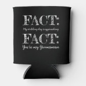 おもしろいファクエレガントト・グロムスマン提案書ブラック 缶クーラー (正面)