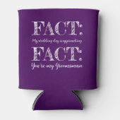 おもしろいファクエレガントト・グロムスマン提案紫 缶クーラー (正面)