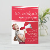 おもしろいファクトはっきりしたレッドスクリプト2023年卒業クラス 招待状 (スタンド正面)