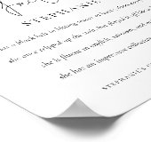 おもしろいファクトズグラッドブラックコケット弓卒業パーティー ポスター (角)