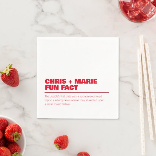 おもしろいファクトナプキ結婚ンのカクテル時間 スタンダードカクテルナプキン (インサイチュ)