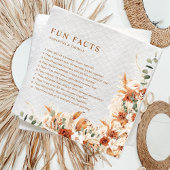 おもしろいファクトモダンテラコッタシックフローラズ スタンダードカクテルナプキン