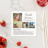 おもしろいファクト写真卒業ナプキン スタンダードカクテルナプキン (インサイチュ)