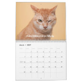 おもしろいファクト子猫カレンダー カレンダー (3月 2027)