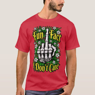 おもしろいファクト私は反気に社会的フローラMIDDL Tシャツ