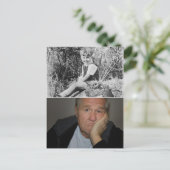 おもしろいファクト誕生日パーティーの装飾バルーンラベル ポストカード (スタンド正面)