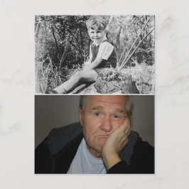 おもしろいファクト誕生日パーティーの装飾バルーンラベル ポストカード