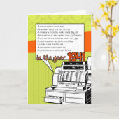 おもしろいファクト誕生日- 1941年の生活費 カード (黄色い花)