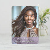 おもしろいファクトPageantプロモーションオートグラフカード 招待状 (スタンド正面)