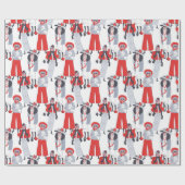 おもしろいファッショナブル熟女ラッピング紙 ラッピングペーパー (フラット)