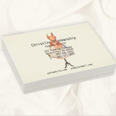 おもしろいファッションデザイナーマネキントルソカスタム 名刺