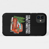 おもしろいファッションドオールドファミリークリスマストラックツリー Case-Mate iPhoneケース (裏面(横))