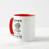 おもしろいファッションド旧家族のクリスマス マグカップ (正面左)