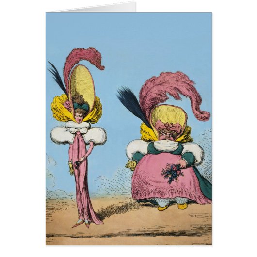 おもしろいファッション～カード (正面)