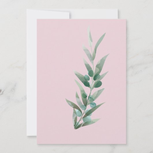 おもしろいファブユーカリブライダルシャワー旅程プラン 招待状 (裏面)