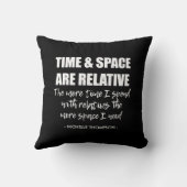 おもしろいファミリことわざ名パーソナライズされたタイポグラフィ クッション (裏面)