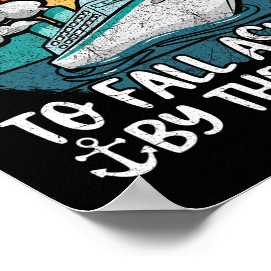 おもしろいファミリークルーズ最も眠っている秋Be ポスター (角)