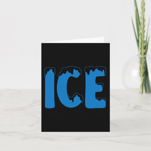 おもしろいファミリーハロウィーンの衣装アイスとバ カード (正面)