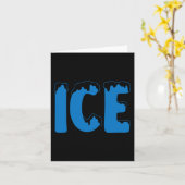 おもしろいファミリーハロウィーンの衣装アイスとバ カード (黄色い花)