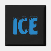 おもしろいファミリーハロウィーンの衣装アイスとバ マグネット (正面)