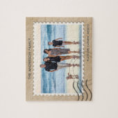 おもしろいファミリーバケーショントラベルフォトパズル ジグソーパズル (縦)