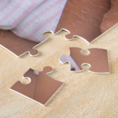 おもしろいファミリーフォトカスタム ジグソーパズル (側面)