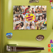 おもしろいファミリーフォト漫画独自の作成よくはしゃぐ マグネット