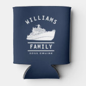 おもしろいファミリー懇親会サマーバケーションクルーズシップシー 缶クーラー (正面)