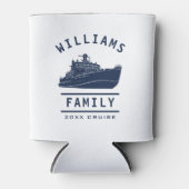 おもしろいファミリー懇親会サマーバケーションシークルーズシップ 缶クーラー (正面)