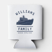 おもしろいファミリー懇親会サマーバケーションシークルーズシップ 缶クーラー (裏面)