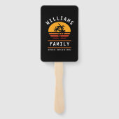 おもしろいファミリー懇親会サマーバケーショントロピカルビーチ ハンドファン (裏面)