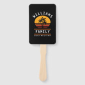 おもしろいファミリー懇親会サマーバケーショントロピカルビーチ ハンドファン (正面)