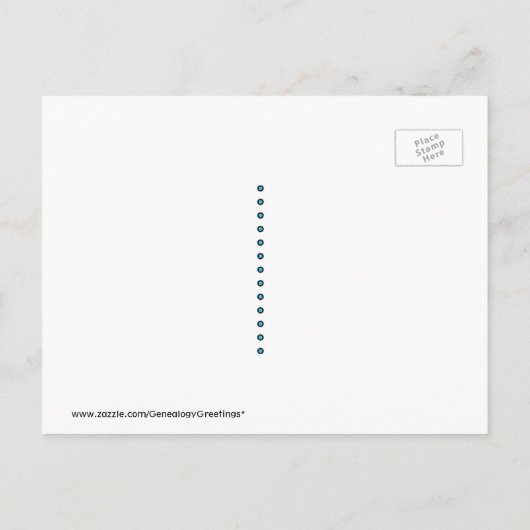 おもしろいファミリ懇親会またはパーティー保存日付 案内ポストカード (裏面)