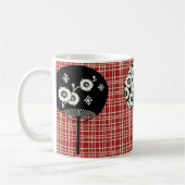 おもしろいファンのおもしろいのマグ コーヒーマグカップ (左)